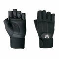 Bsc Preferred Pro Material Handling Fingerless Gloves w/ Wrist Strap - X Large, 2PK S-3816X